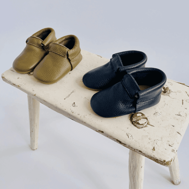 image of Leather moccasins