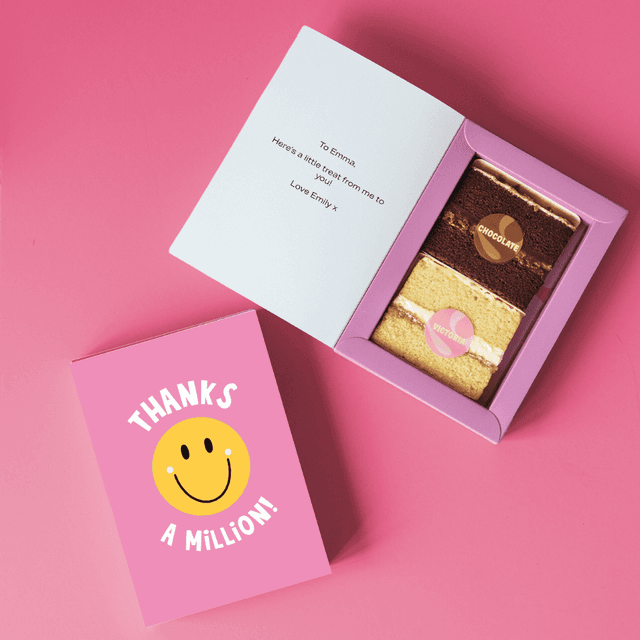 image of Thank you cake card