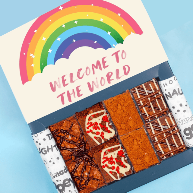 image of Letterbox new baby brownies