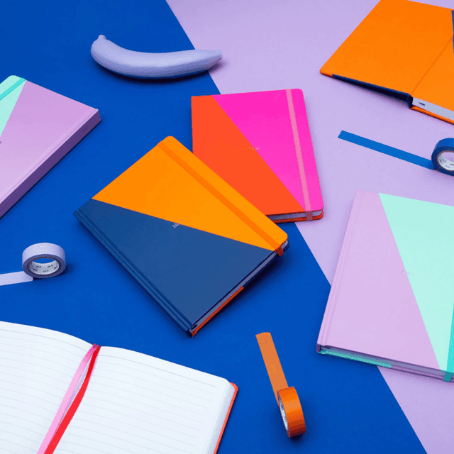 image of Contrast A5 lined notebook