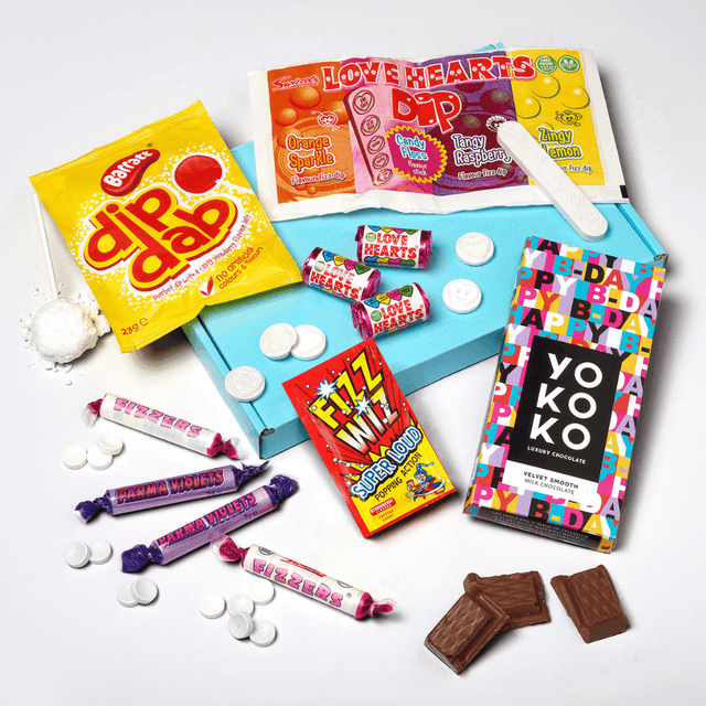 image of Birthday sweet treats letterbox gift