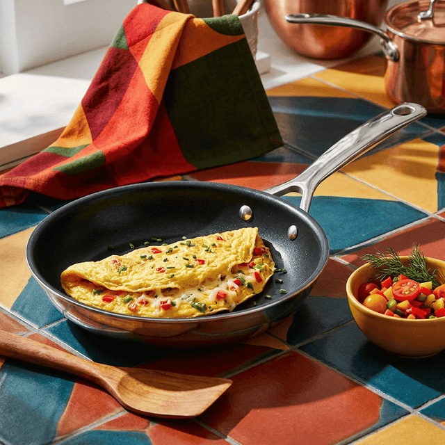 image of 20cm Non-stick omelette pan