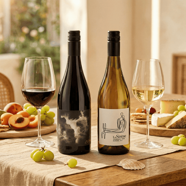 image of 2 bottles of wine