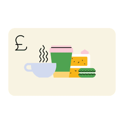 Coffee shop gift card Image