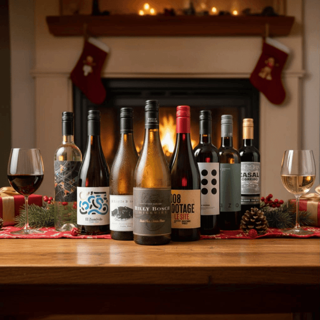 image of 8 bottles of wine