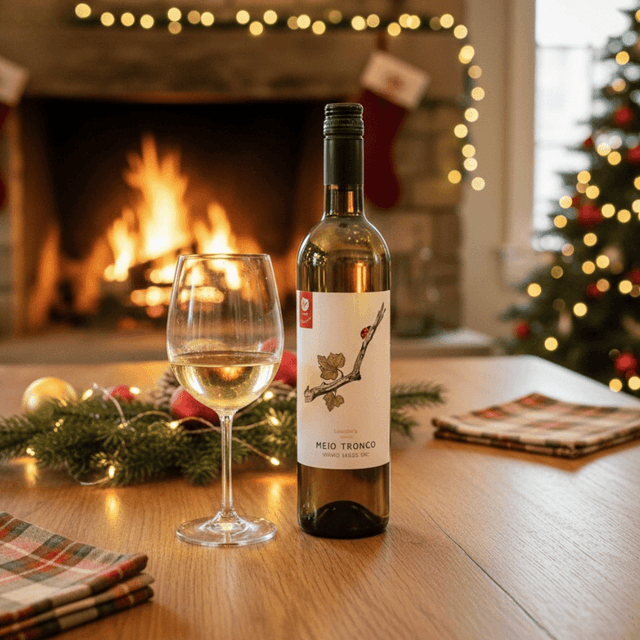 image of Meio Tronco white wine bottle