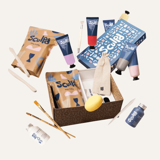 image of Pottery & paints kit