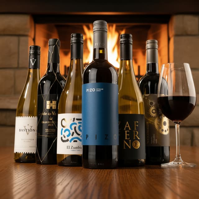 image of 6 luxe bottles of wine