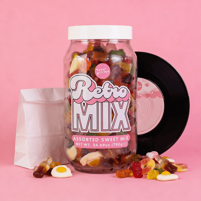 image of Retro mix sweet jar