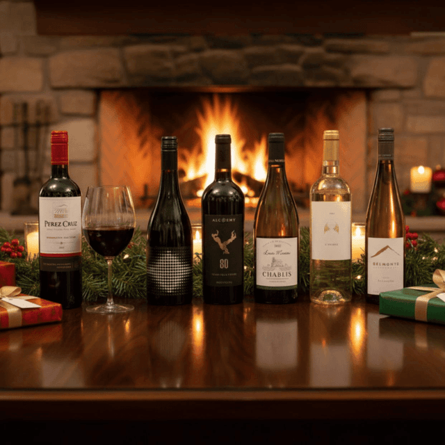 image of 6 bottles of fine wine