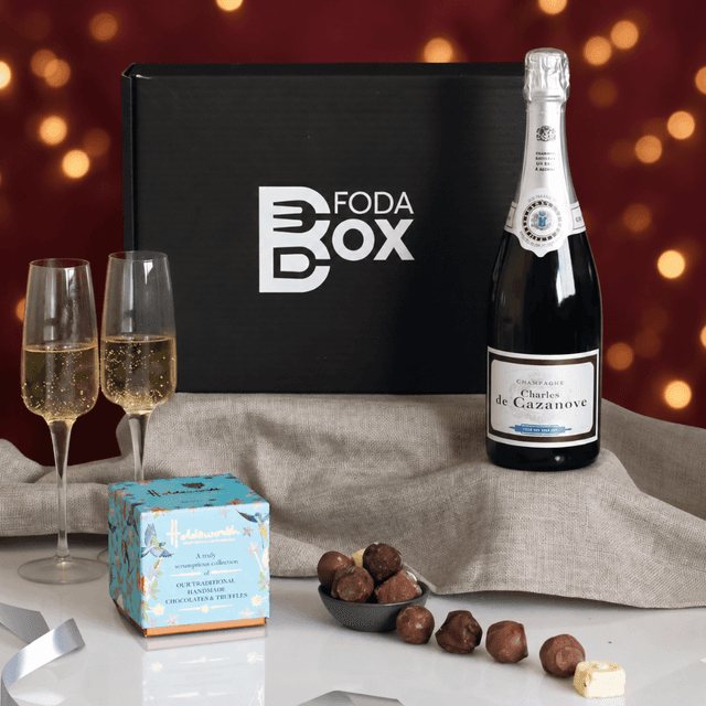 image of Champagne & truffles gift set