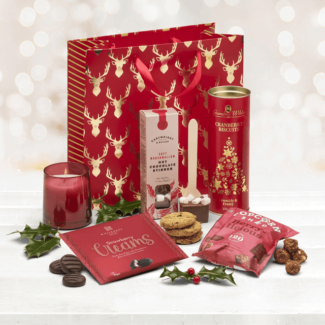 image of Red & gold treat selection