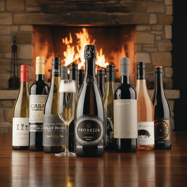 image of 12 luxe bottles of wine & fizz