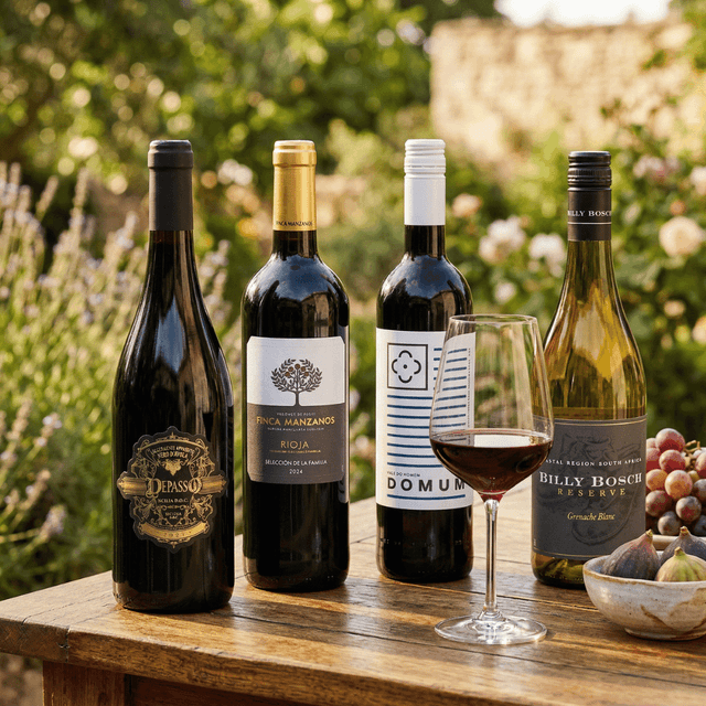 image of 6 premium bottles of wine