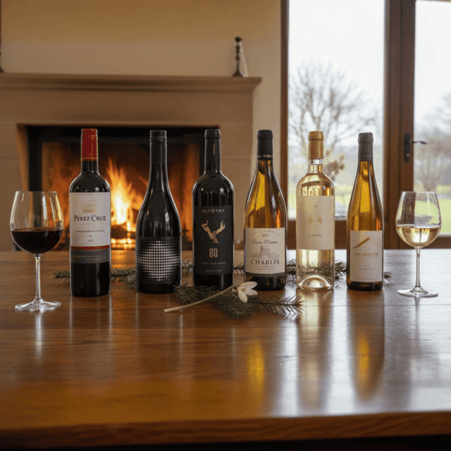 image of 6 bottles of fine wine