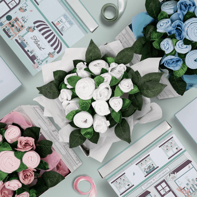 image of Baby clothes bouquet
