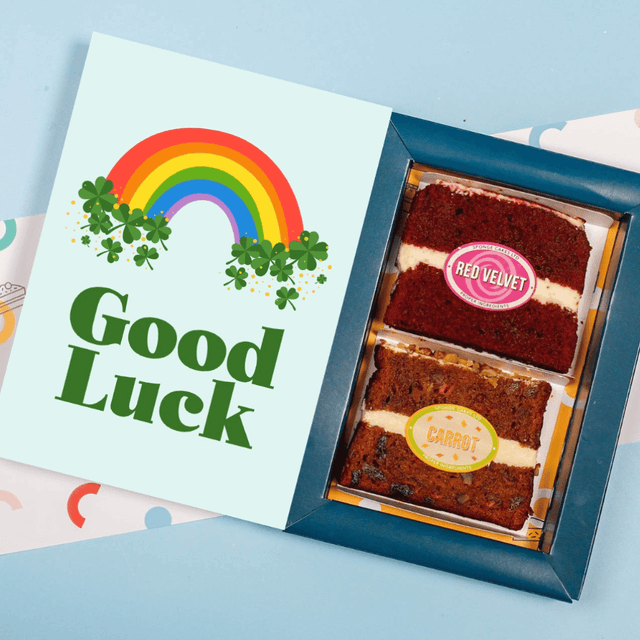 image of Good luck cake card