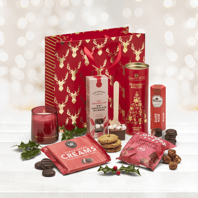 image of Red & gold treat selection