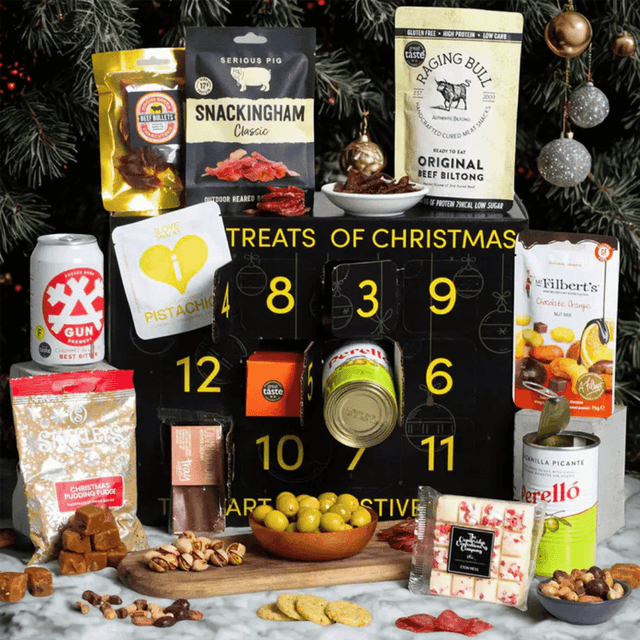 image of 12 door gourmet snack advent