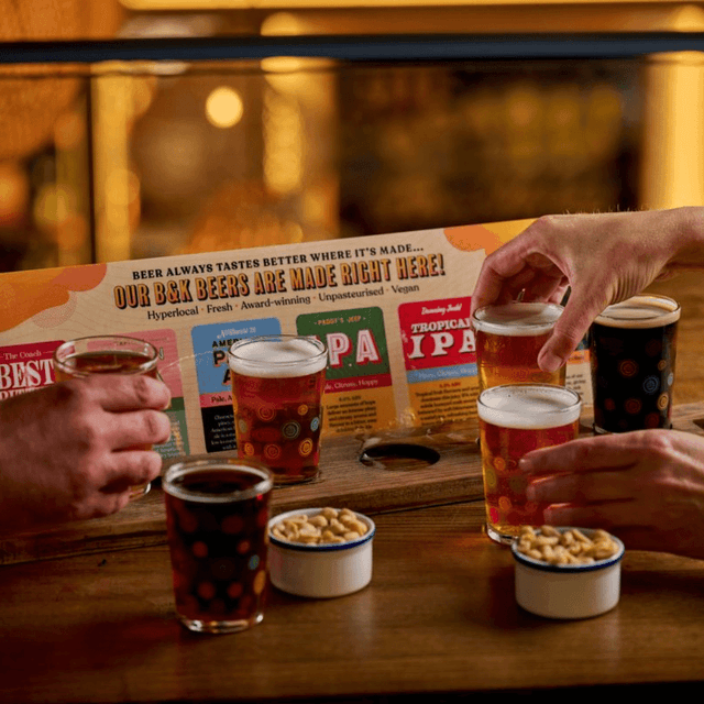 image of Brewhouse & Kitchen Beer Tasting and Burger for Two