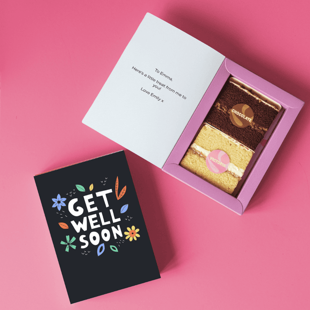 image of Get well soon cake card