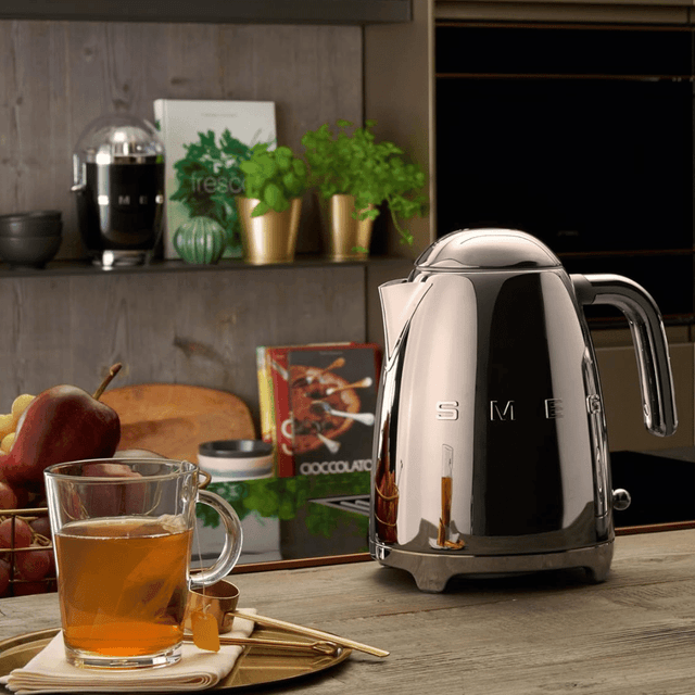 image of Retro steel kettle