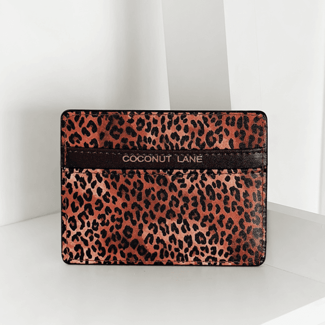 image of Vegan leather card holder