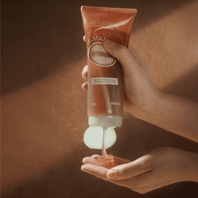 image of Almond shower scrub