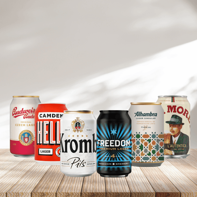 image of A box of 6 beers or lagers