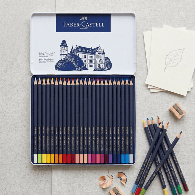 image of Set of 48 Goldfaber colour pencils