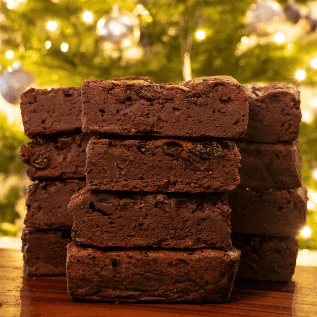 image of Box of 12 festive brownies or desserts