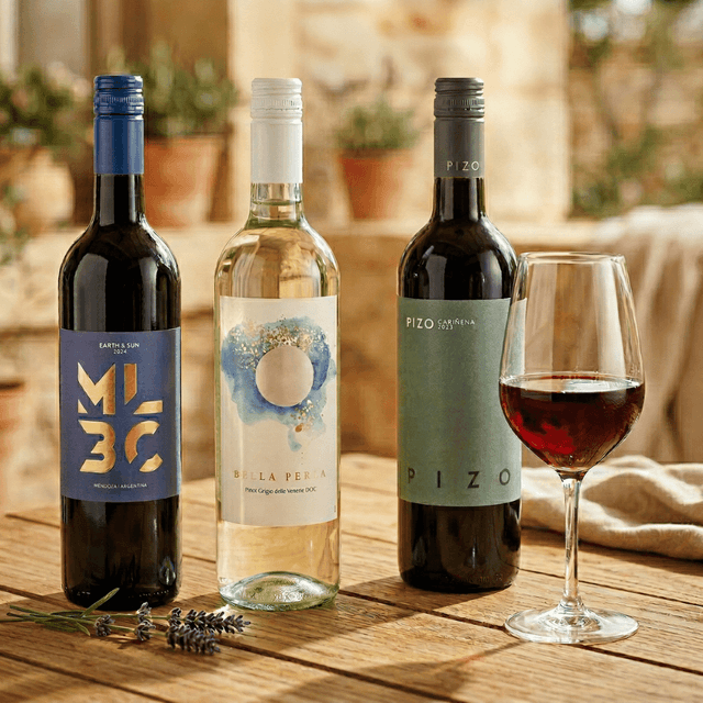 image of 3 bottles of wine