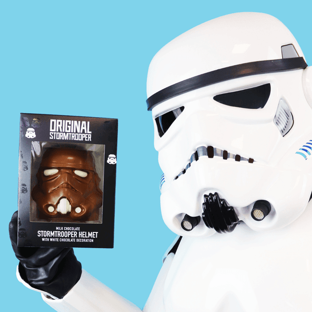 image of Belgian chocolate stormtrooper