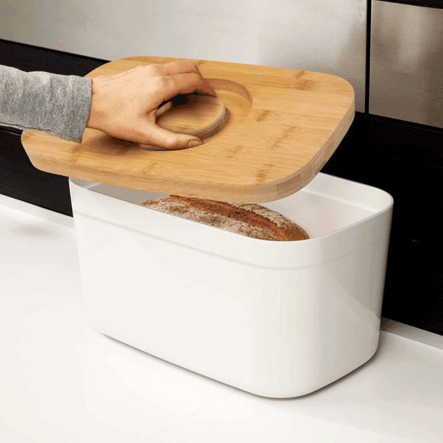 image of Bread bin with chopping board lid