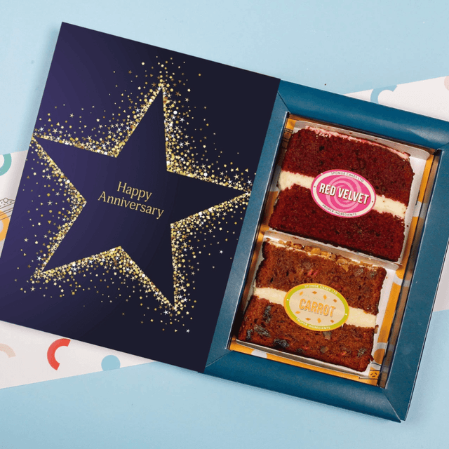 image of Anniversary cake card