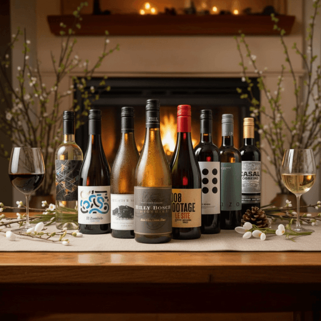 image of 8 bottles of wine