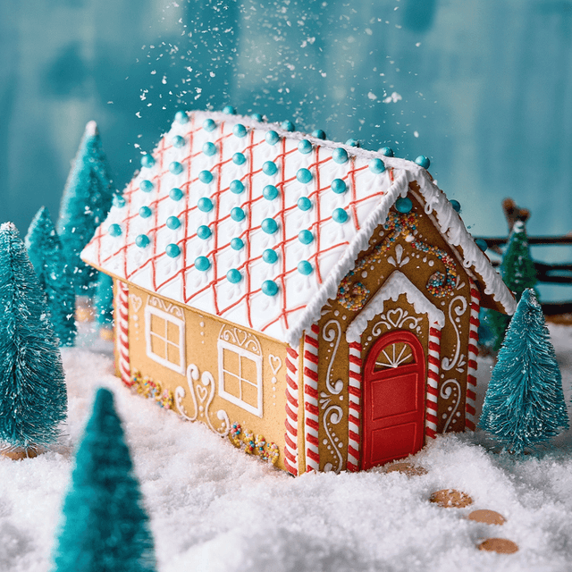 image of DIY gingerbread house kit