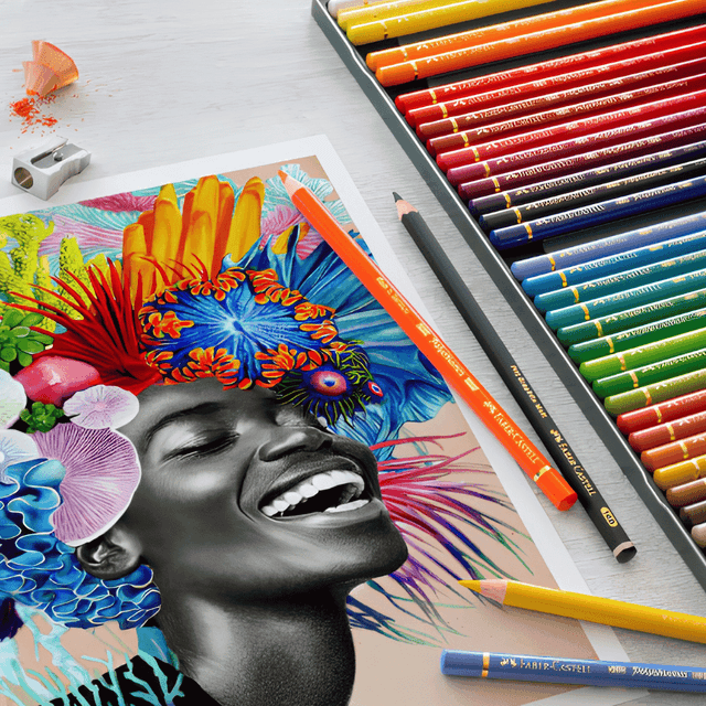 image of Set of 36 artist's pencils