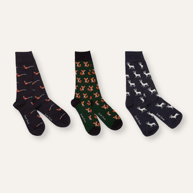 image of 3 pairs of men's bamboo socks