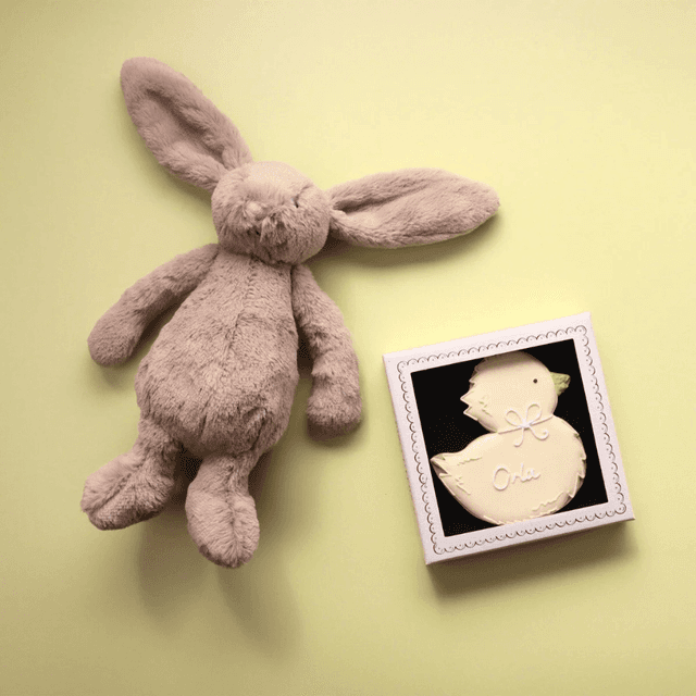 image of New baby bunny gift box