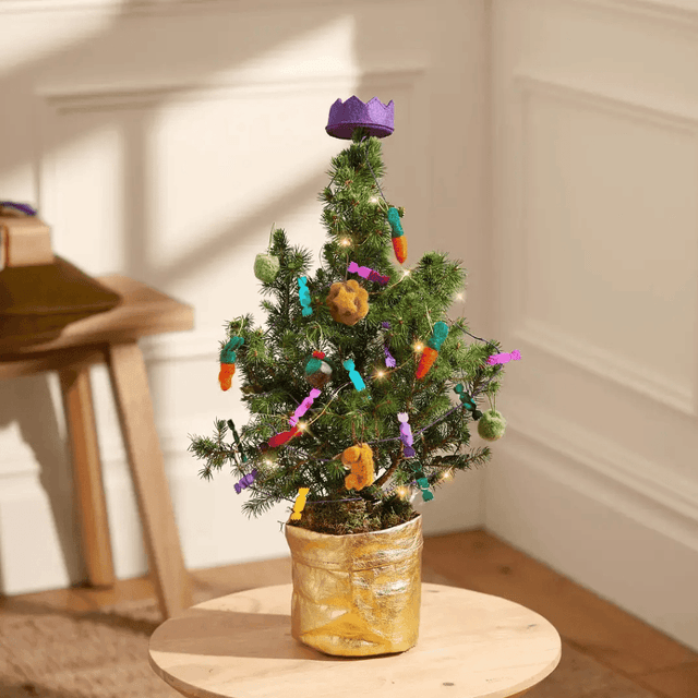 image of Christmas party tree