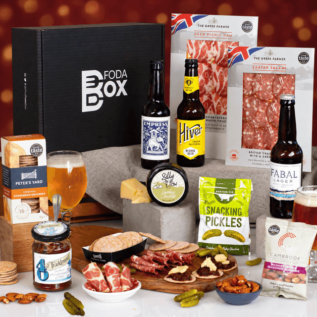 image of Craft beer, charcuterie & cheese hamper