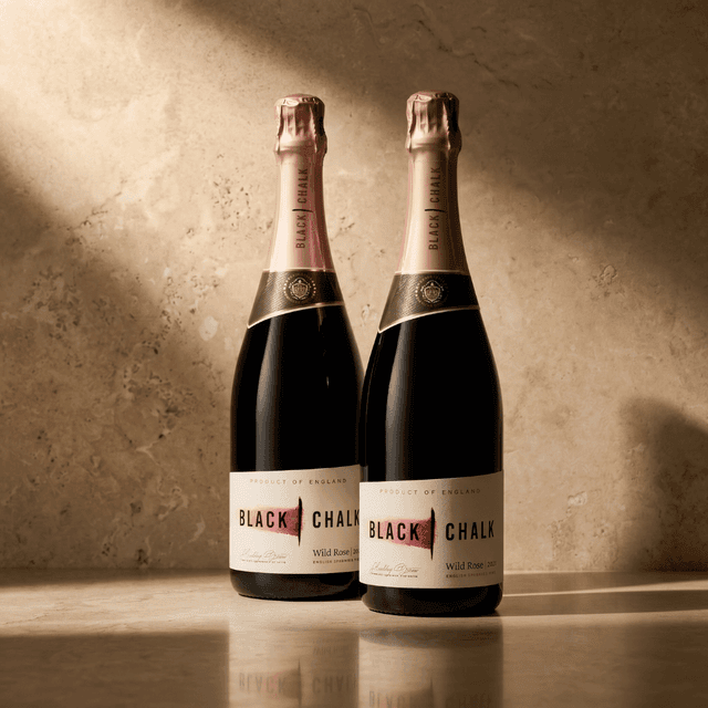image of Two bottles of Wild Sparkling Rosé
