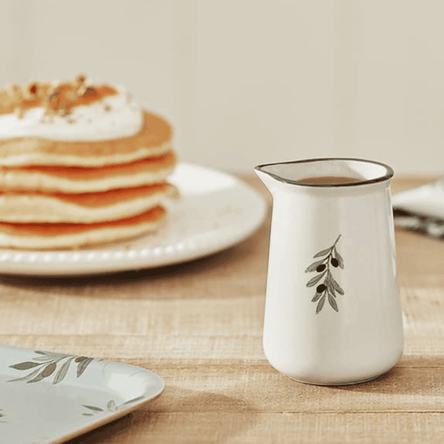 image of Olive mini stoneware jug