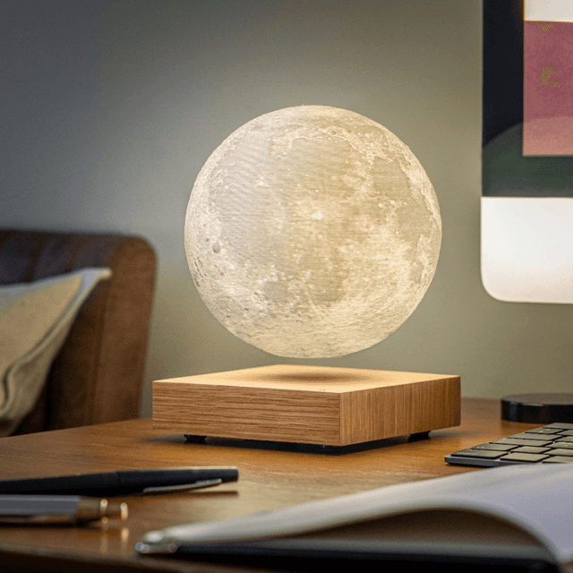 image of Floating moon lamp