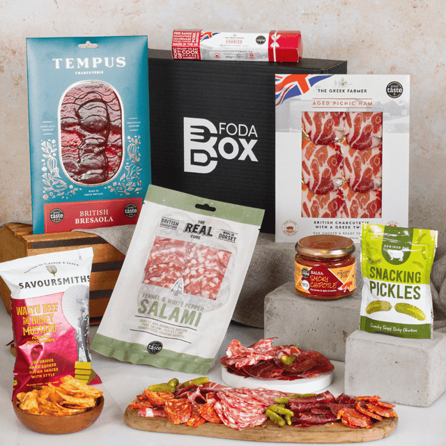 image of Charcuterie meat feast hamper