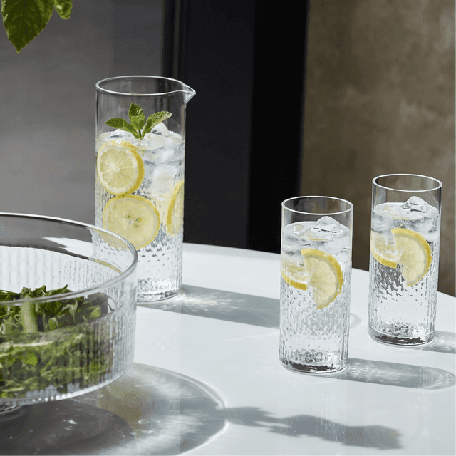 image of Wicker highball pair