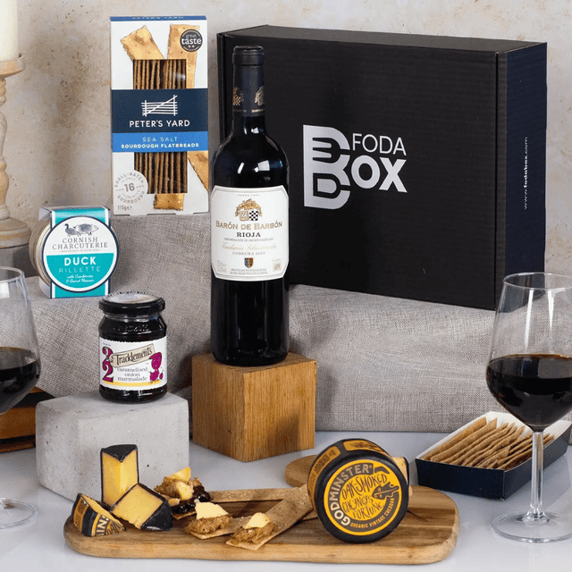 image of Luxury wine & cheese feast hamper