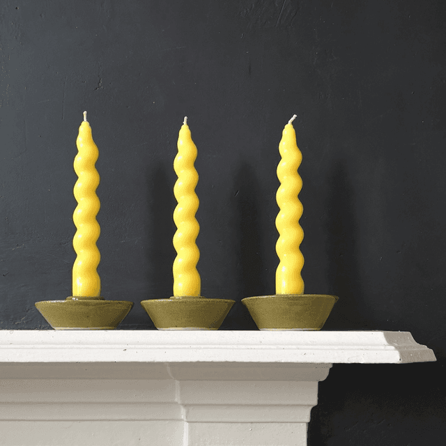 image of Spiral taper candles