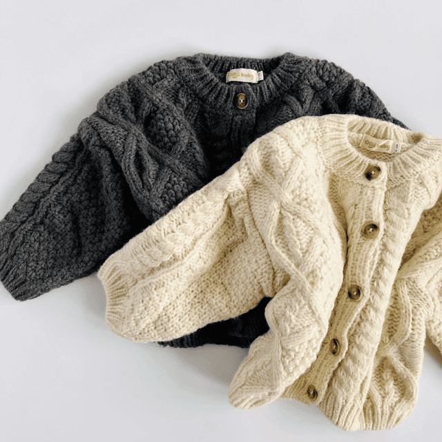 image of Cable knit cardigan